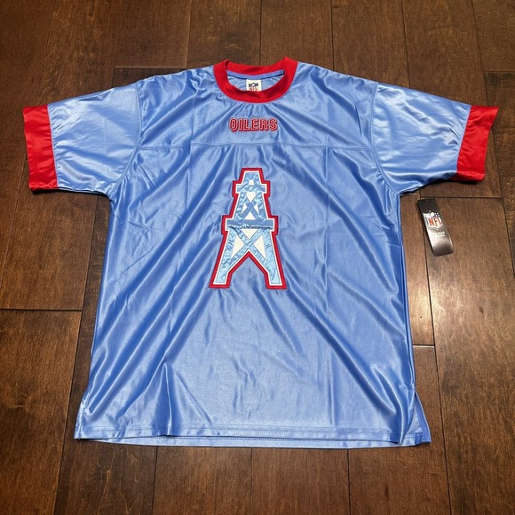 NFL Other - NFL Houston Oilers Retro Jersey‎ Mens Med NWT $40 Retail-Polyester-Relaxed Fit